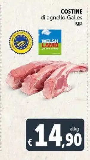 Costine di agnello galles