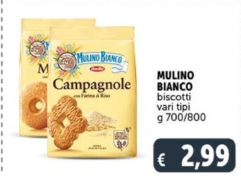 Gourmet Déco Mulino bianco biscotti vari tipi g 700/800 offerta