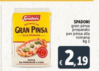 Molino spadoni gran pinsa preparato per pinsa alla romana