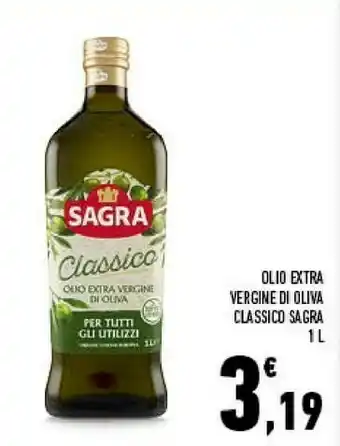 Conad Sagra Olio Extra Vergine Di Oliva Classico Il Nostro Olio 1000 G(ml) offerta