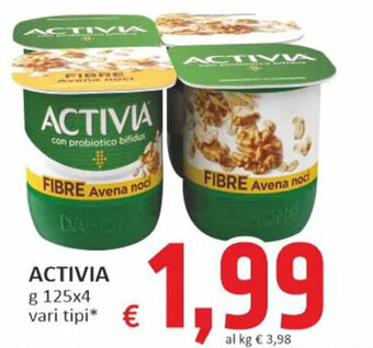 Paghi Poco ACTIVIA g 125x4 vari tipi offerta