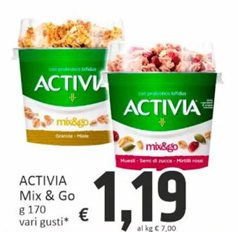 Paghi Poco ACTIVIA Mix & Go g 170 vari gusti offerta