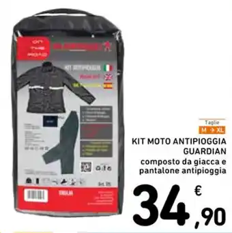 KIT MOTO ANTIPIOGGIA GUARDIAN