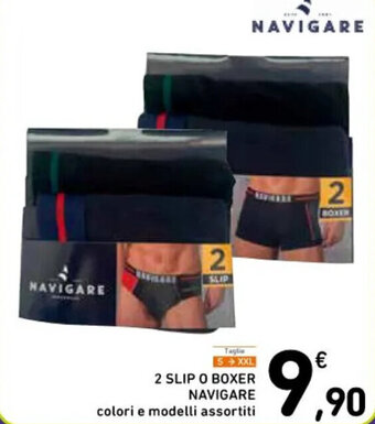Spazio Conad 2 SLIP O BOXER NAVIGARE offerta