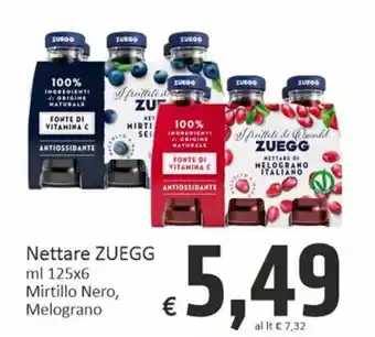 Paghi Poco ZUEGG Nettare ml 125x6 offerta