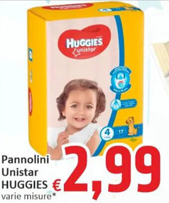 Paghi Poco HUGGIES Pannolini unistar offerta