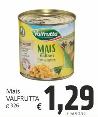 Paghi Poco Mais VALFRUTTA g 326 offerta