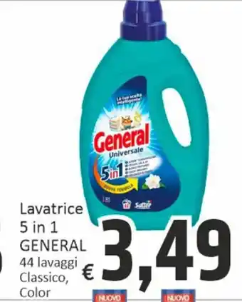 Paghi Poco General Lavatrice 5 in 1 44 lavaggi offerta