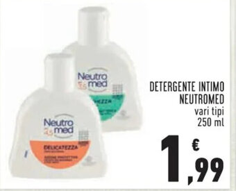Conad DETERGENTE INTIMO NEUTROMED vari tipi 250 ml offerta