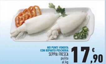 Conad SEPPIA FRESCA pulita al kg offerta