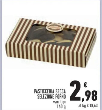 Conad PASTICCERIA SECCA SELEZIONE FORNO vari tipi 160 g offerta