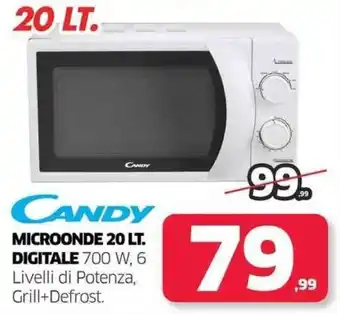 Telitaly CANDY MICROONDE 20 LT. DIGITALE offerta