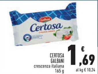 Conad CERTOSA GALBANI 165 g offerta