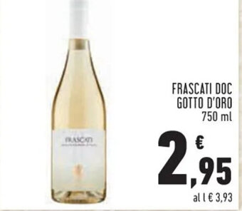 Conad FRASCATI DOC GOTTO D'ORO 750 ml offerta