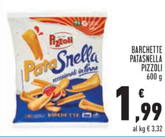 Conad BARCHETTE PATASNELLA PIZZOLI 600 g offerta