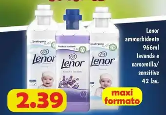 Lenor ammorbidente 966ml