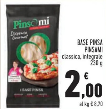 Conad BASE PINSA PINSAMI 230 g offerta