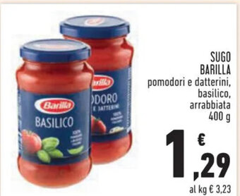 Conad SUGO BARILLA 400 g offerta