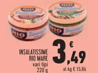 Conad INSALATISSIME RIO MARE vari tipi 200 g offerta