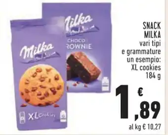 Conad Milka SNACK 184 g offerta