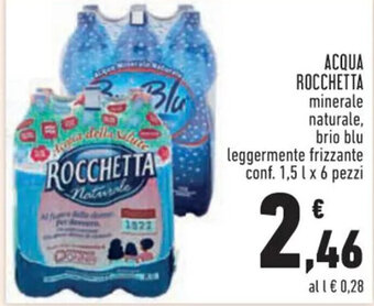 Conad ACQUA ROCCHETTA conf. 1,5 l x 6 pezzi offerta