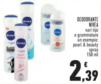 Conad NIVEA DEODORANTE 150 ml offerta