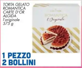 Conad TORTA GELATO ROMANTICA CARTE D'OR ALGIDA 575 g offerta