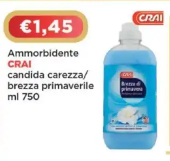 Ammorbidente CRAI candida carezza/ brezza primaverile ml 750