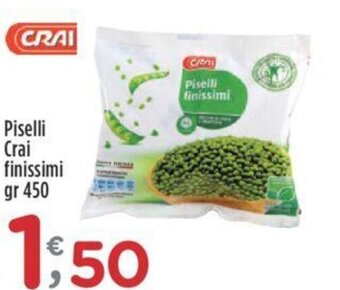 Crai Piselli Crai finissimi gr 450 offerta