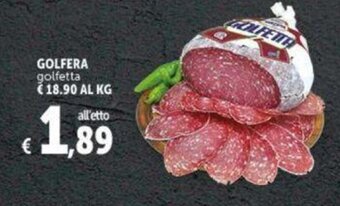 Deco Supermercati GOLFERA golfetta offerta