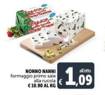 Deco Supermercati NONNO NANNI formaggio primo sale offerta