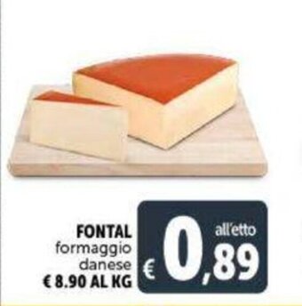 Deco Supermercati FONTAL formaggio danese offerta