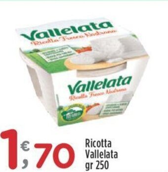 Crai Ricotta Vallelata gr 250 offerta