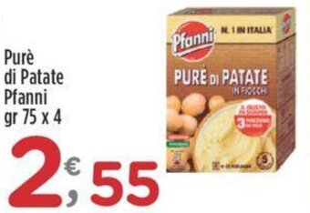 Crai Purè di Patate Pfanni gr 75 x 4 offerta