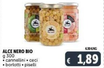 Deco Supermercati ALCE NERO BIO g 300 offerta