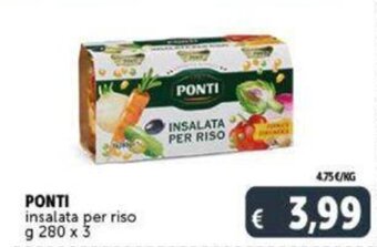 Deco Supermercati PONTI insalata per riso g 280 x 3 offerta