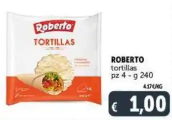 Deco Supermercati ROBERTO tortillas pz 4 - g 240 offerta