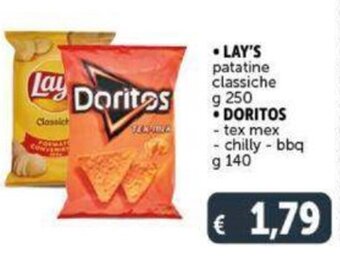 Deco Supermercati LAY'S patatine classiche g 250 offerta