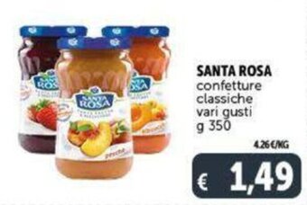 Deco Supermercati SANTA ROSA confetture classiche vari gusti g 350 offerta