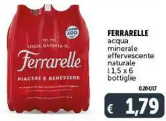 Deco Supermercati FERRARELLE acqua minerale l 1,5 x 6 offerta