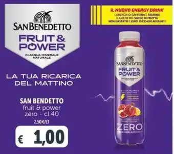 SAN BENEDETTO FRUIT & POWER zero cl 40