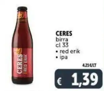 Deco Supermercati CERES birra cl 33 offerta