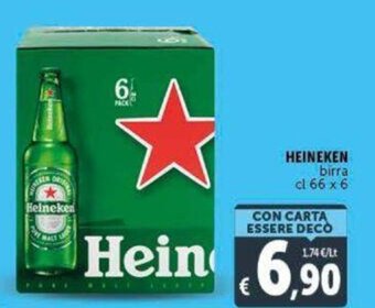 Deco Supermercati HEINEKEN birra cl 66 x 6 offerta