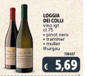 Deco Supermercati LOGGIA DEI COLLI vino igt cl 75 offerta