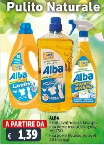 Deco Supermercati ALBA gel lavatrice 33 lavaggi offerta