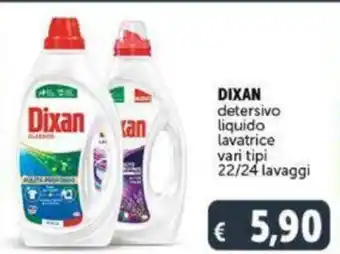 Deco Supermercati Dixan detersivo liquido lavatrice vari tipi 22/24 lavaggi offerta
