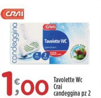 Crai Tavolette WC Crai candeggina pz 2 offerta