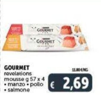 Deco Supermercati GOURMET revelations mousse g 57 x 4 offerta