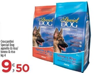 Crai Croccantini Special Dog agnello & riso/ tonno & riso kg 4 offerta
