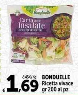 Carrefour Market BONDUELLE Ricetta vivace gr 200 al pz offerta